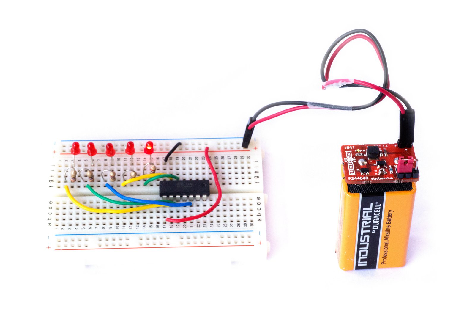 snapVCC Breadboard